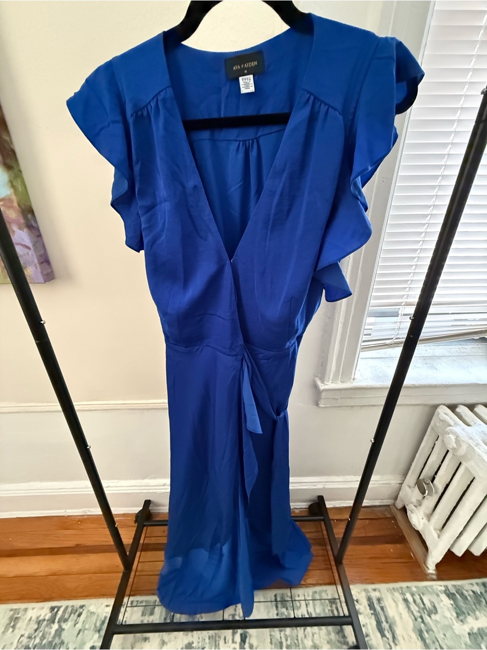 Ava & Aiden Blue Maxi Dress